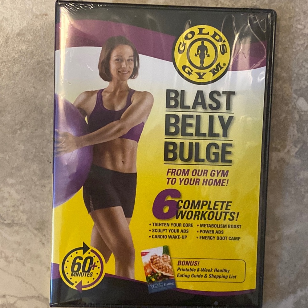 Gold's Gym - Blast Belly Bulge - (6) Complete Workouts - DVD - WGGDVD211